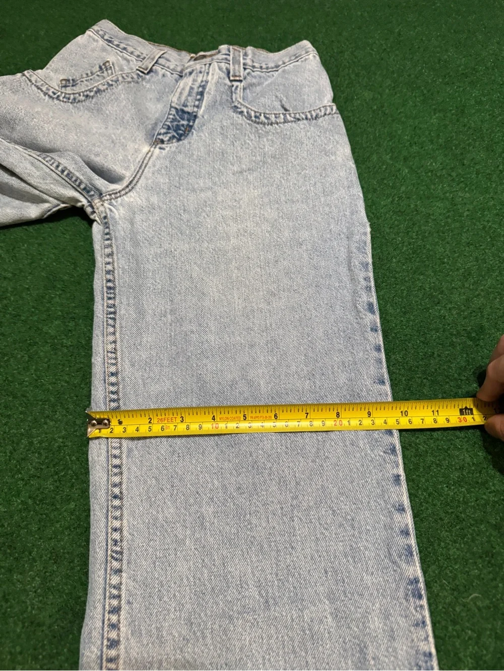 Zonz Super Baggy Jeans Vintage Boys 27x24 Husky RARE JNCO Light Wash Skater Wide